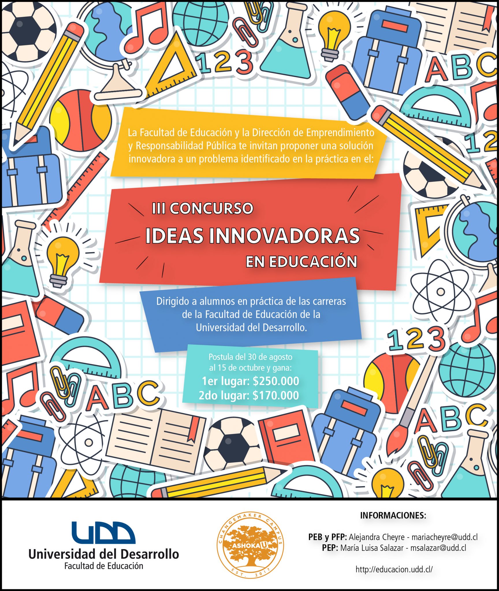 Concurso ideas innovadoras en educacion 2018 Facultad de Educación