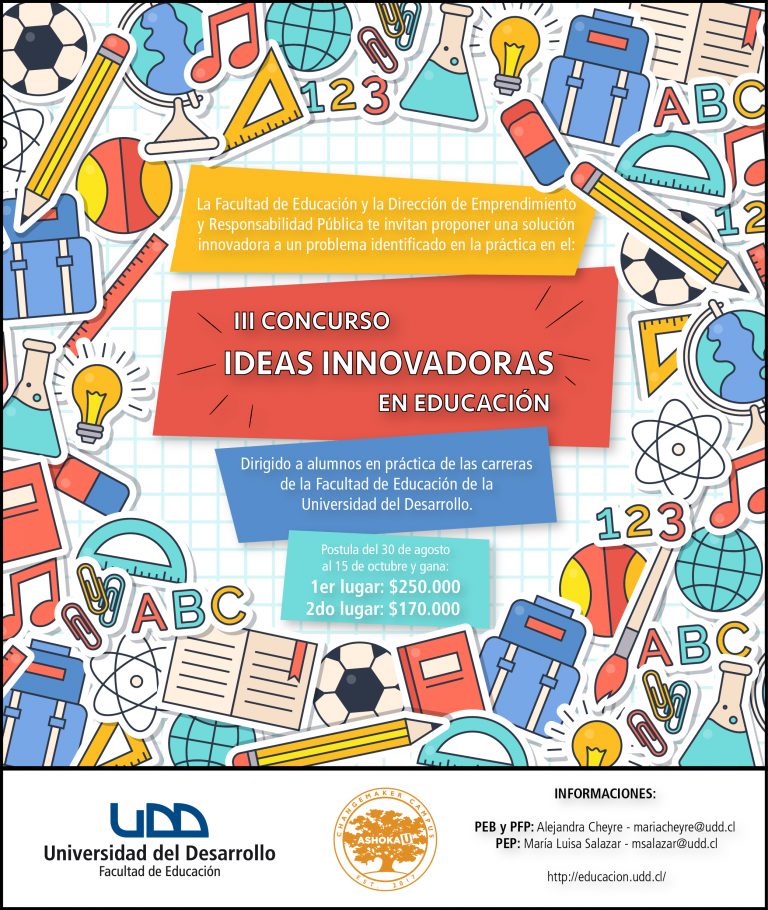 Concurso Ideas Innovadoras En Educacion 2018 - Facultad De Educación