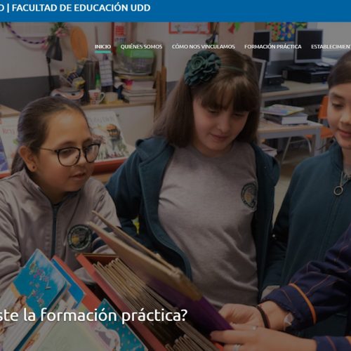 [Noticia] Educación UDD lanzó nuevo sitio web de prácticas en terreno: Un lugar de encuentro y aprendizaje